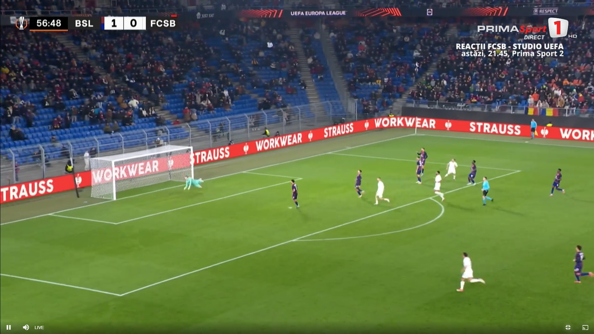 Reușita lui Darius Olaru, votată golul zilei în Europa League!