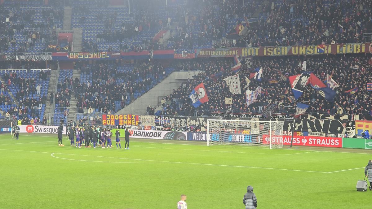 Imagini după Basel - FCSB