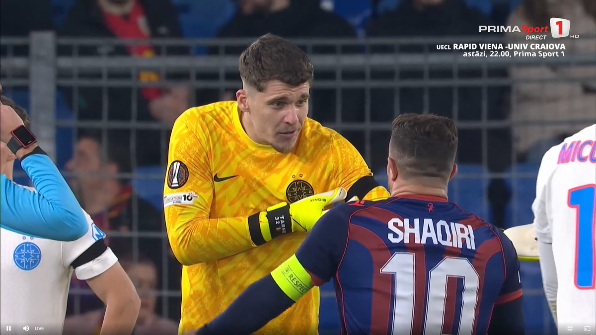 Ștefan Târnovanu, eliminat în Basel - FCSB