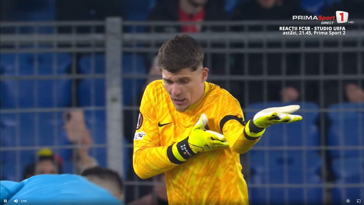 Ștefan Târnovanu, eliminat în Basel - FCSB