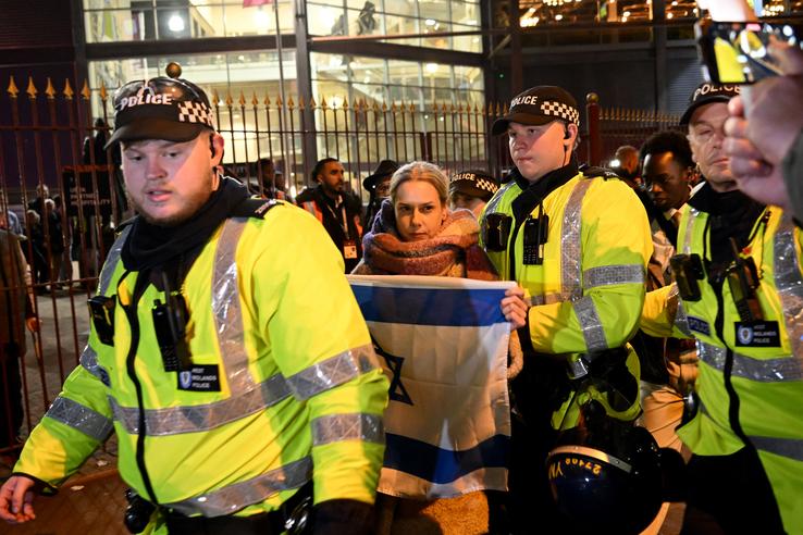 Străzile din Birmingham, înainte de Aston Villa - Maccabi Tel Aviv / Foto: Imago Images
