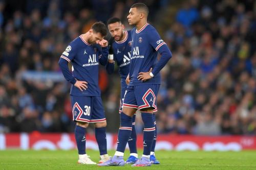 Mbappe, alături de Messi și Neymar // Foto: Getty Images