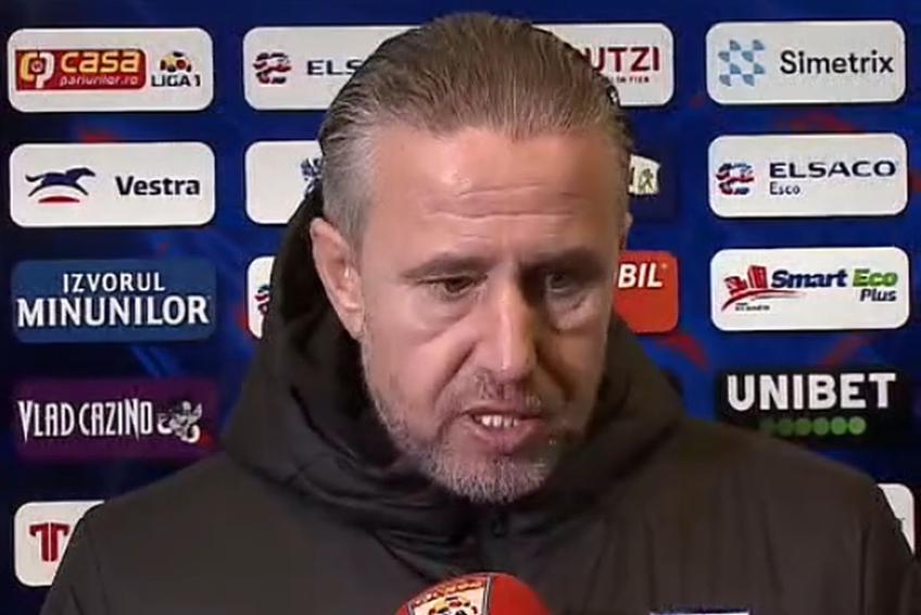 FC Botoșani - CSU Craiova 2-2 | Laurențiu Reghecampf, antrenorul oltenilor, e total nemulțumit de prestația elevilor lui.
