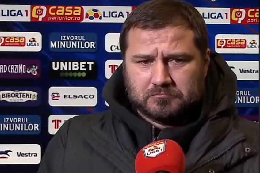 FC Botoșani - CSU Craiova 2-2 | Marius Croitoru, antrenorul moldovenilor, a pus „tunurile” la final pe arbitraj.