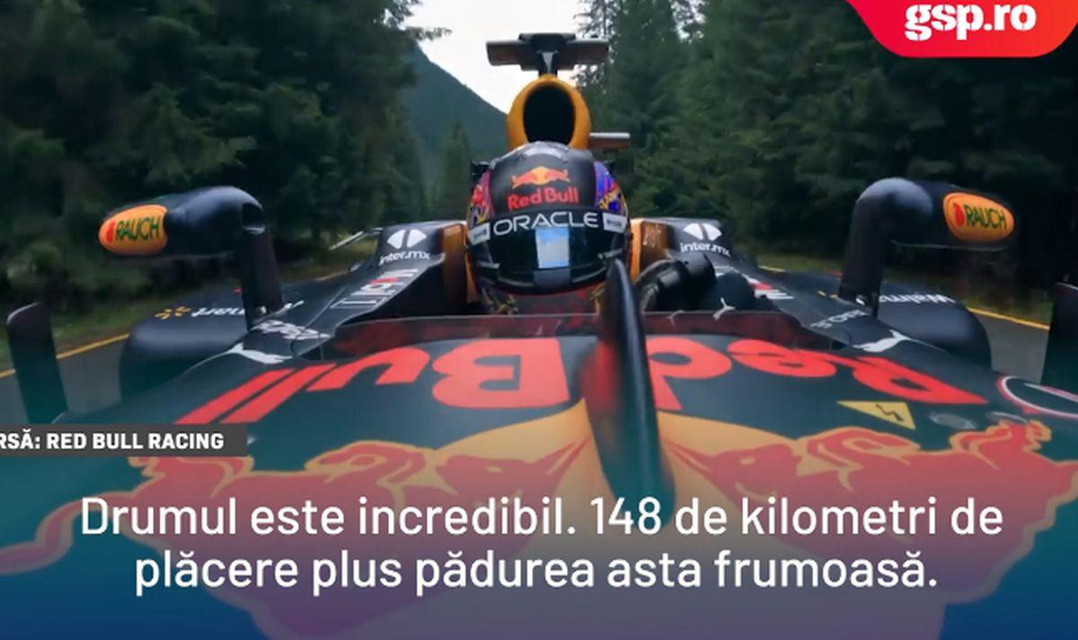 Monopostul de Formula 1 RB7 pe Transalpina