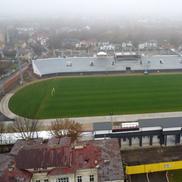 Noul stadion din Târgoviște va costa mai mult decât dublul sumei estimate inițial, deși capacitatea va fi mai mică decât era înainte de modernizare / foto: Iosif Popescu