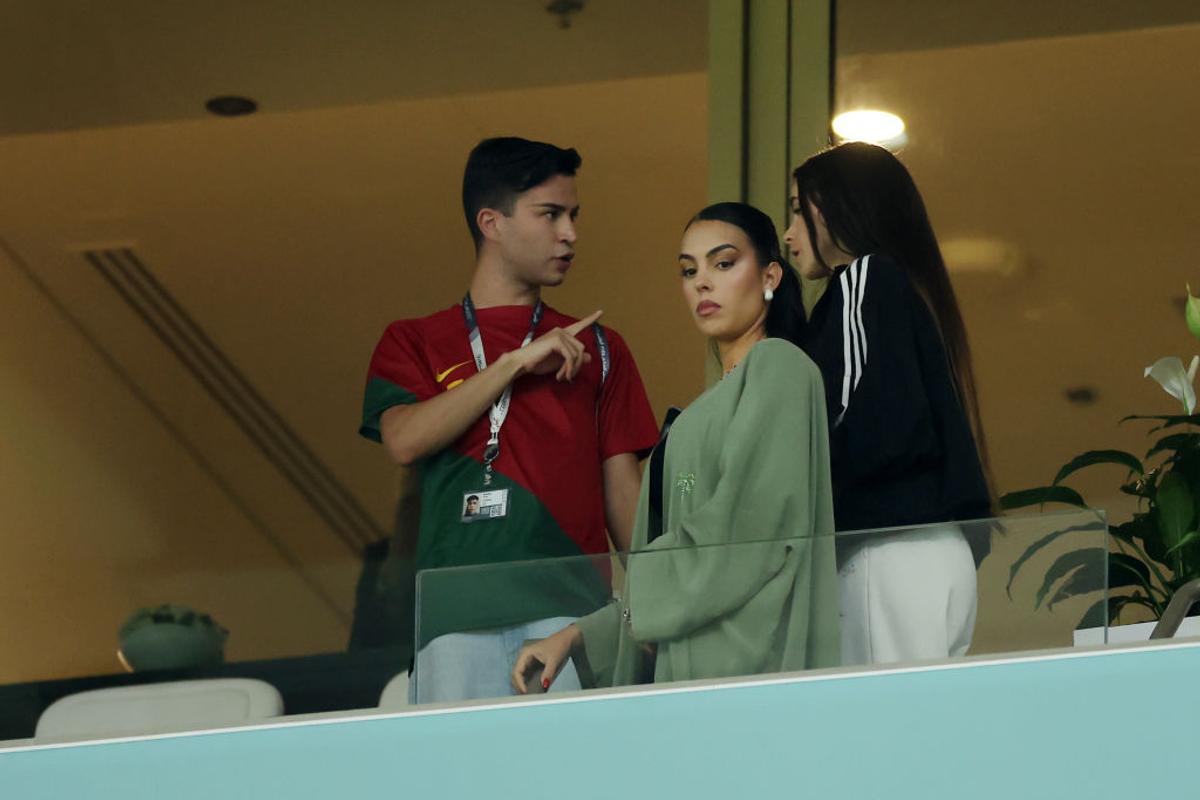 Georgina Rodriguez, pe stadion la Portugalia - Elveția