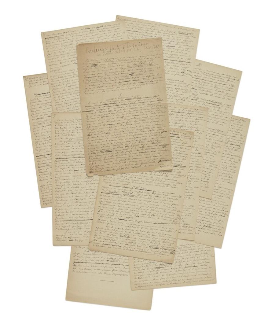 „Manifestul” lui Pierre de Coubertin. 14 pagini. Jocurile Olimpice Moderne. Certificatul de naștere Manifestul de 8.800.000 $