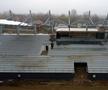 Noul stadion din Târgoviște va costa mai mult decât dublul sumei estimate inițial, deși capacitatea va fi mai mică decât era înainte de modernizare / foto: Iosif Popescu