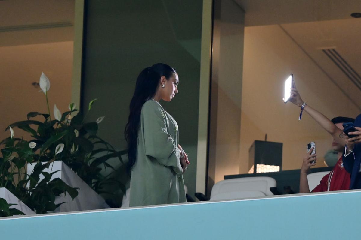 Georgina Rodriguez, pe stadion la Portugalia - Elveția