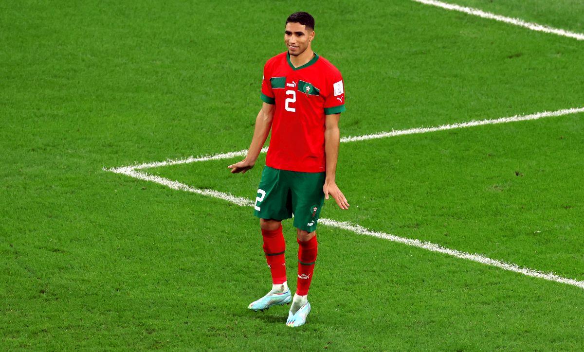 Explicația pentru gestul ciudat al lui Hakimi » Cui i-a dedicat golul cu care a eliminat Spania + reacția lui Mbappe