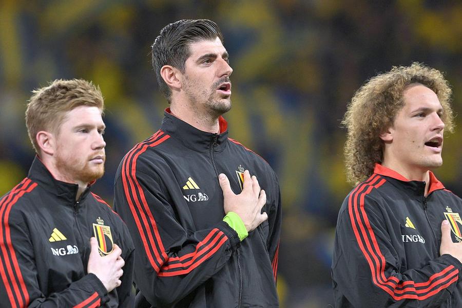 Thibaut Courtois, în centru // foto: Imago Images Ce veste! România scapă la EURO de unul dintre cei mai buni fotbaliști din lume