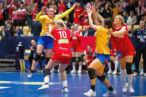 Danemarca - România // sursă foto: Facebook @ FRH - Federația Română de Handbal