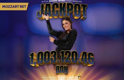 O doamnă norocoasă din Neamț câștigă Jackpot-ul de peste 1 milion de lei la Mozzart Bet