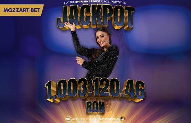O doamnă norocoasă din Neamț câștigă Jackpot-ul de peste 1 milion de lei la Mozzart Bet