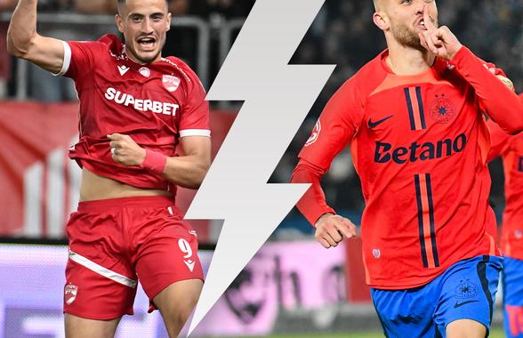 Cine iese golgheter în Superligă? Atacanții de la Dinamo și FCSB duc o luptă „la baionetă” » Comparație în puncte-cheie între Selmani și Bîrligea