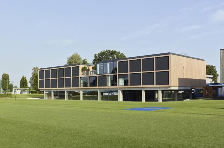 Imagini din baza de pregătire a lui Inter de la Appiano Gentile / Foto: domusweb.it