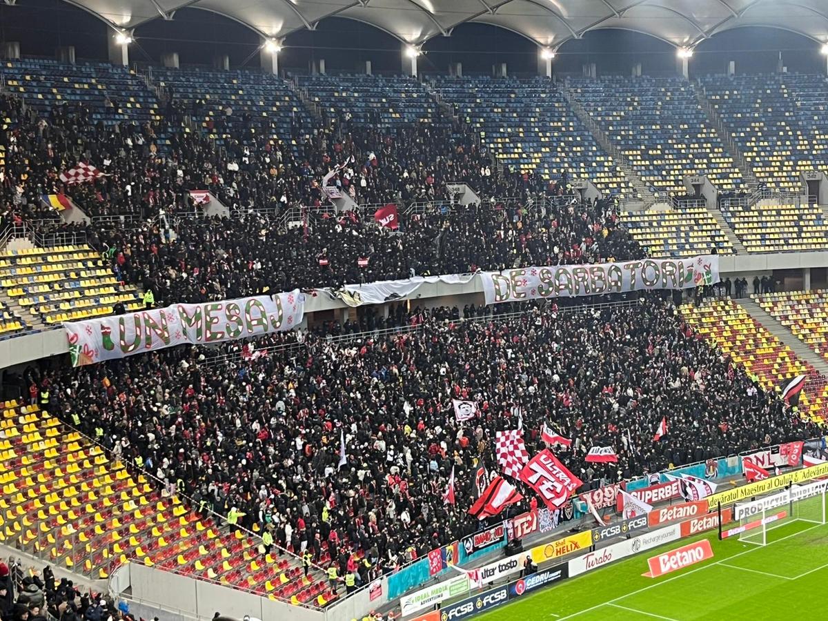 Le-au aflat scenografia! Planul dinamoviștilor, dejucat la derby: „Un mesaj de Sărbători...”