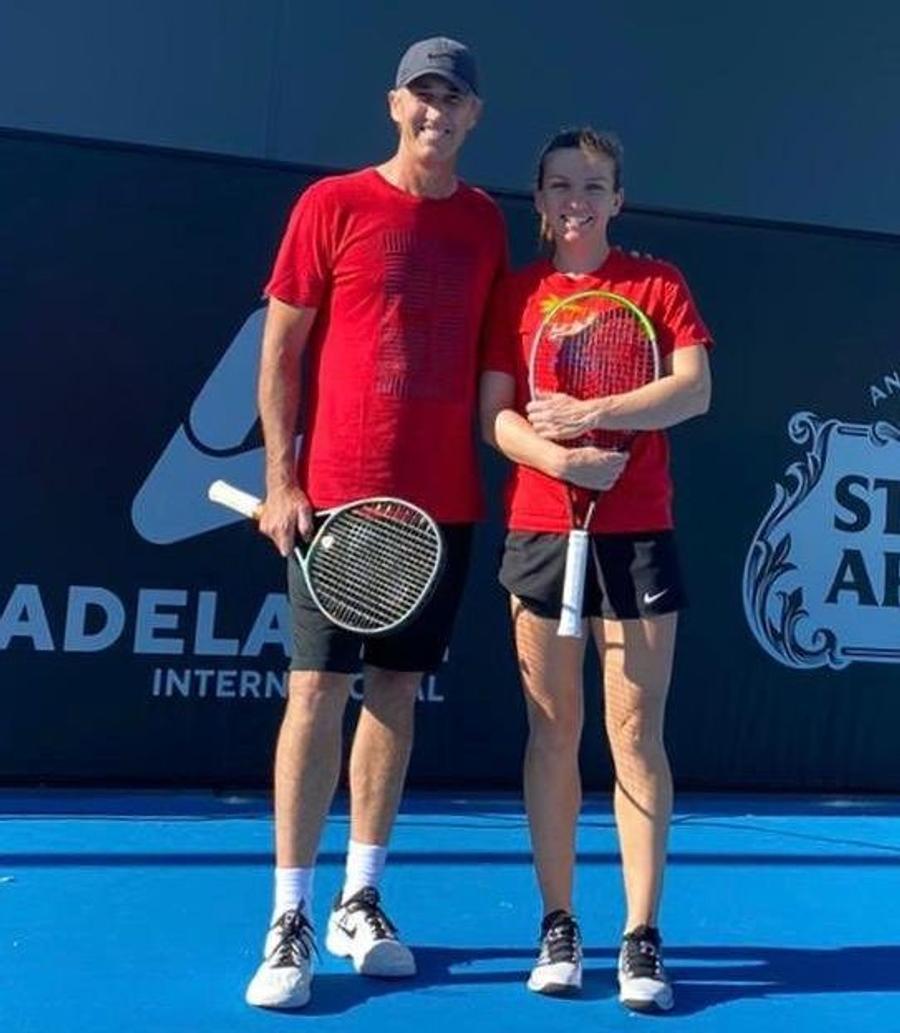 FOTO Simona Halep, prima poză oficială cu Darren Cahill, înainte de Adelaide