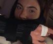 Selfie cu mâna dreptă accidentată FOTO Instagram Gabriela Ruse
