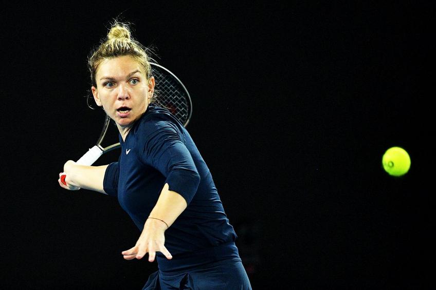 Simona Halep, în meciul contra Viktorijei Golubic // foto: Imago Images