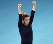 Simona Halep, la finalul meciului contra Viktorijei Golubic // foto: Guliver/gettyimages