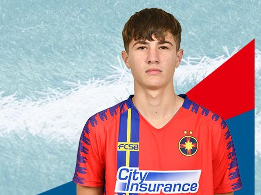 Matei Tănasă / FOTO: FCSB Mihai Stoica, all-in în cazul unui tânăr de la FCSB: „Dau în scris că se face jucător, aici e 100%”