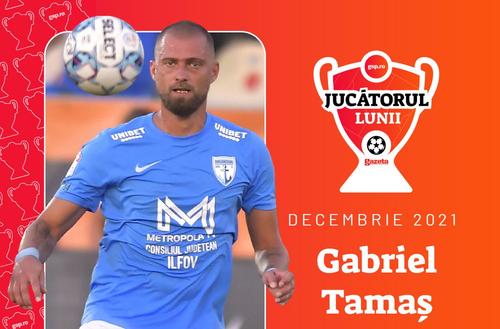 Gabi Tamaș, „Jucătorul lunii decembrie”