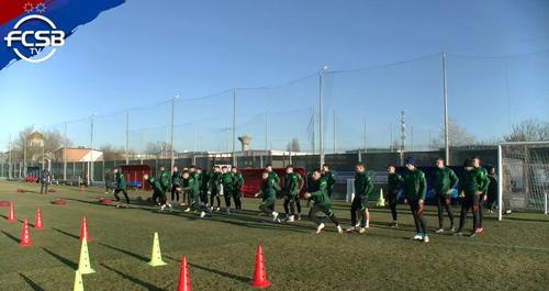 FCSB, în cantonamentul din baza de la Berceni
Foto: FCSBTV