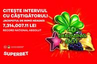 Află cum e să câștigi peste 7,3 milioane de lei la Sloturi. Citește interviul cu câștigătorul!