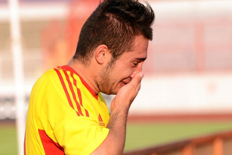 Leonard Manole, după eșecul cu Serbia din 2012 / foto: Arhivă Gazeta Sporturilor