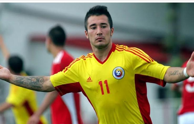 Leonard Manole, la o acțiune a naționalei de tineret