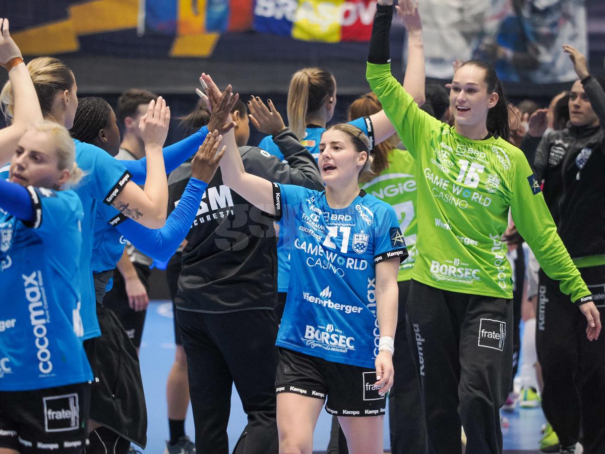 CSM București a zdrobit-o pe Buducnost » Cel mai mare scor din istoria „tigroaicelor” în Liga Campionilor!