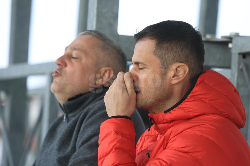 Mihai Rotaru (Universitatea Craiova) și Andrei Nicolescu (Dinamo), în cantonamentul din Turcia. Foto: Ionuț Iordache (GSP.RO)