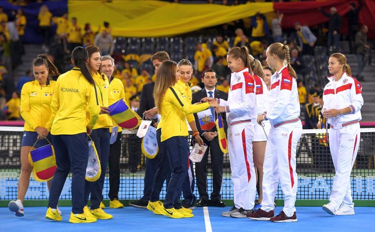 România - Rusia, Ziua 1 Fed Cup