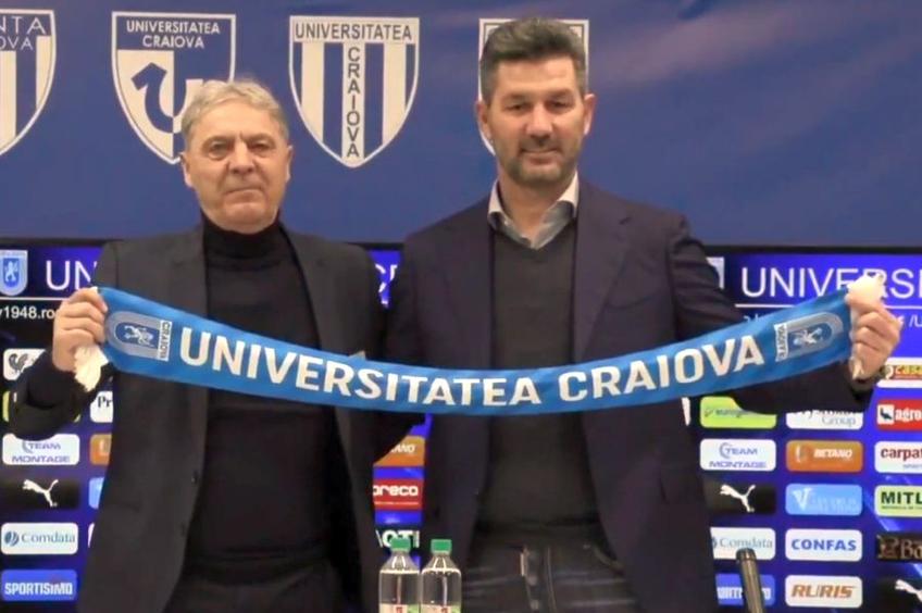 Marinos Ouzounidis a fost prezentat oficial la Craiova / Captură Facebook