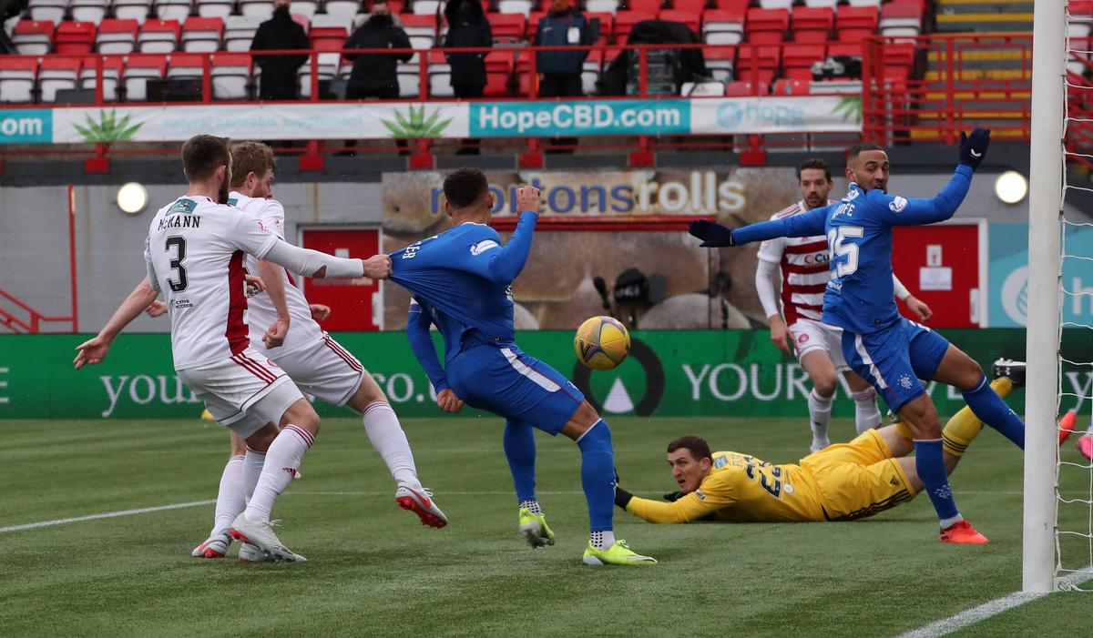 HAMILTON - RANGERS 1-1. FOTO Ianis Hagi și Rangers, pas greșit pe terenul ultimei clasate! Românul, scos după 79 de minute