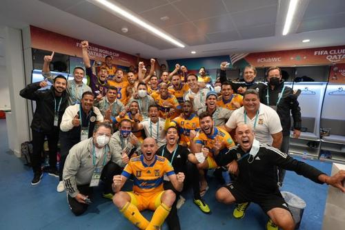 Bucuria celor de la Tigres după calificarea în finală // foto: Twitter @ TigresOficial