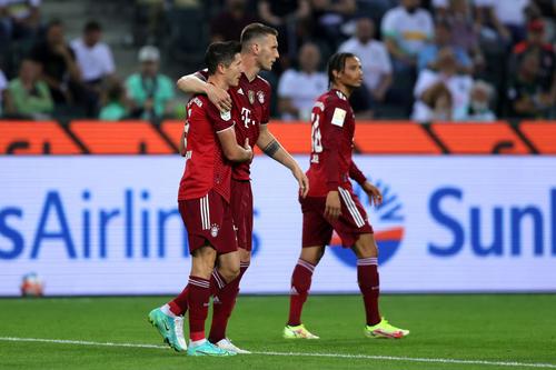 Lewandowski, Sule și Sane foto: gettyimages