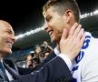Zinedine Zidane, alături de Cristiano Ronaldo // foto: Guliver/gettyimages