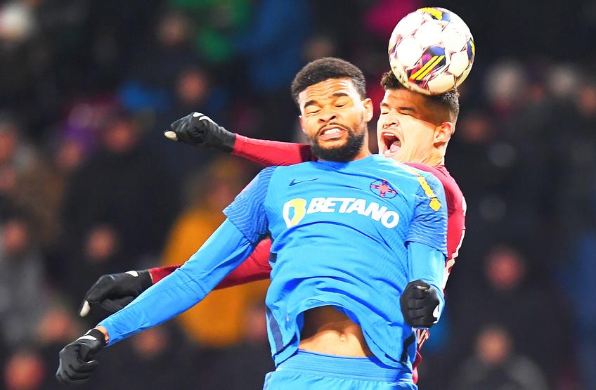 Edjouma în derby-ul cu CFR Cluj, foto: Raed Krishan / GSP
