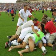 FC Bihor Oradea - Oțelul Galați: imagini de la cel mai dramatic „baraj” din istoria fotbalului românesc  / Sursă foto: Arhivă GSP