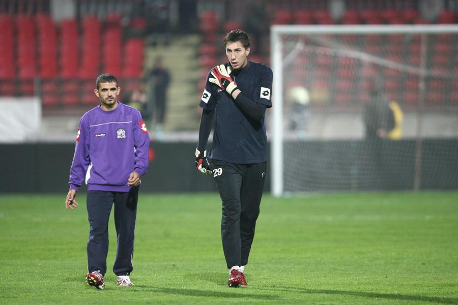 Costel Pantilimon (36 de ani, dreapta), fost internațional, Foto: Arhivă GSP Costel Pantilimon a vorbit despre proiectul de la Poli Timișoara: „Sper să aduc stabilitate și sportiv și financiar” + Ce spune despre Marian Iancu și cel mai mare regret al carierei