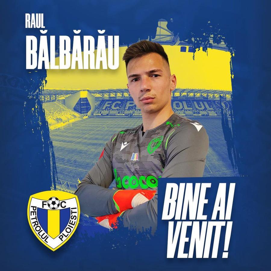 Raul Bălbărău a semnat cu Petrolul, foto: facebook Petrolul Ploiești Petrolul a transferat un fost jucător de la Steaua » Al 6-lea jucător semnat de ploieșteni în această iarnă