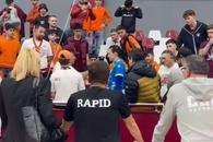 Marea împăcare: Cristina Neagu, în mijlocul galeriei Rapidului » Reporterii GSP au surprins imaginile care nu s-au văzut la TV