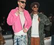 Ionuț Andei Radu, alături de Valentino Lazaro (Torino), la lansarea colecției PDF la Menswear Fall Winter 2025 la Milano / Foto: Imago