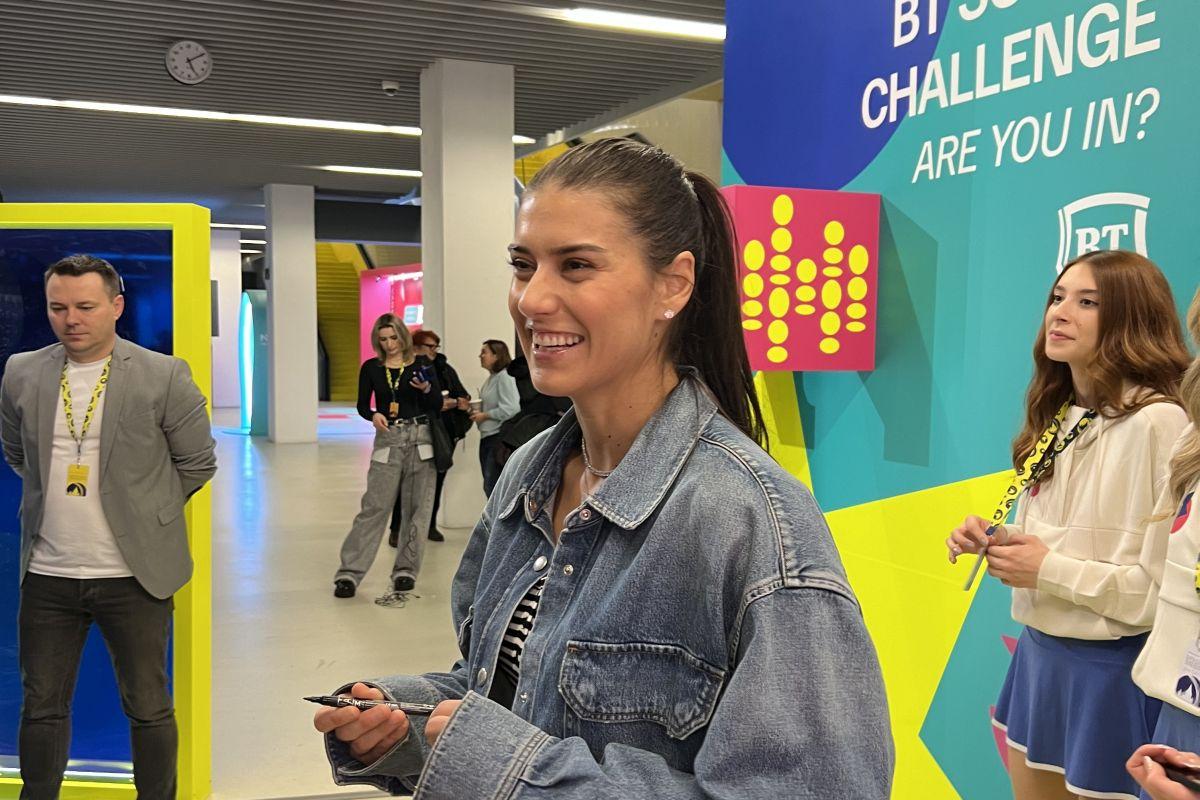 Sorana Cîrstea, interacțiune cu fanii în BTarena, la Transylvania Open