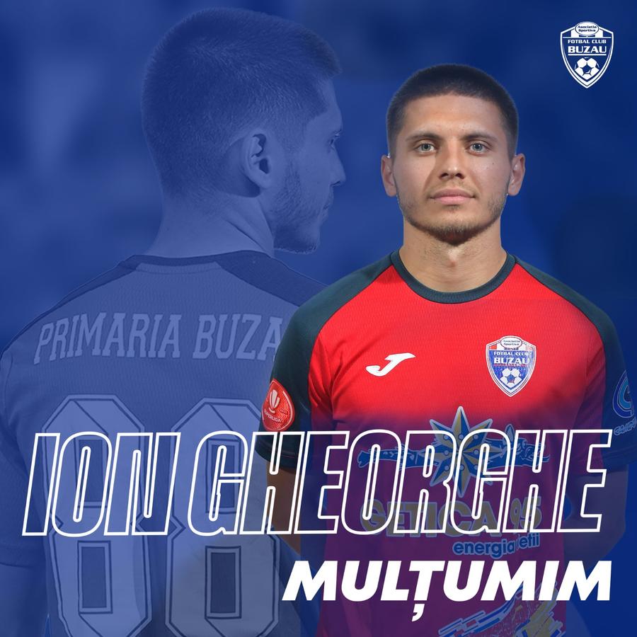Gloria Buzău s-a despărțit de Ion Gheorghe/ Foto: Facebook Ion Gheorghe, fostul jucător de la Dinamo și Sepsi, a rămas liber de contract