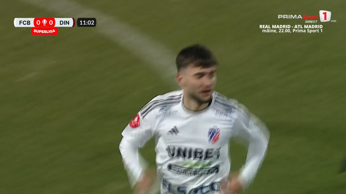 Zoran Mitrov a marcat un gol frumos în FC Botoșani - Dinamo, 7 februarie 2025