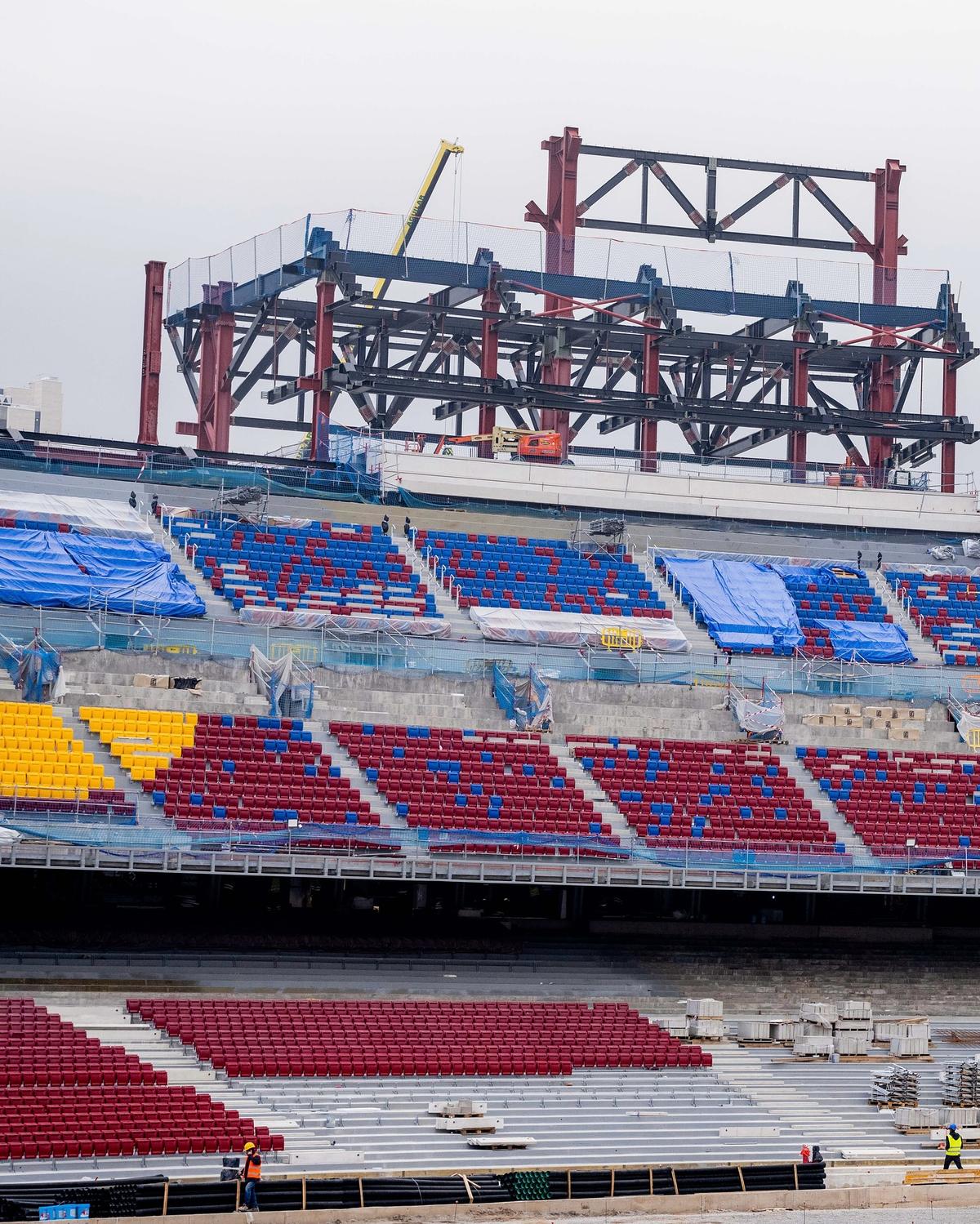 Noul Camp Nou prinde contur! Imagini de pe șantierul stadionului lui FC Barcelona